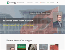 Tablet Screenshot of manzara-verlag.de